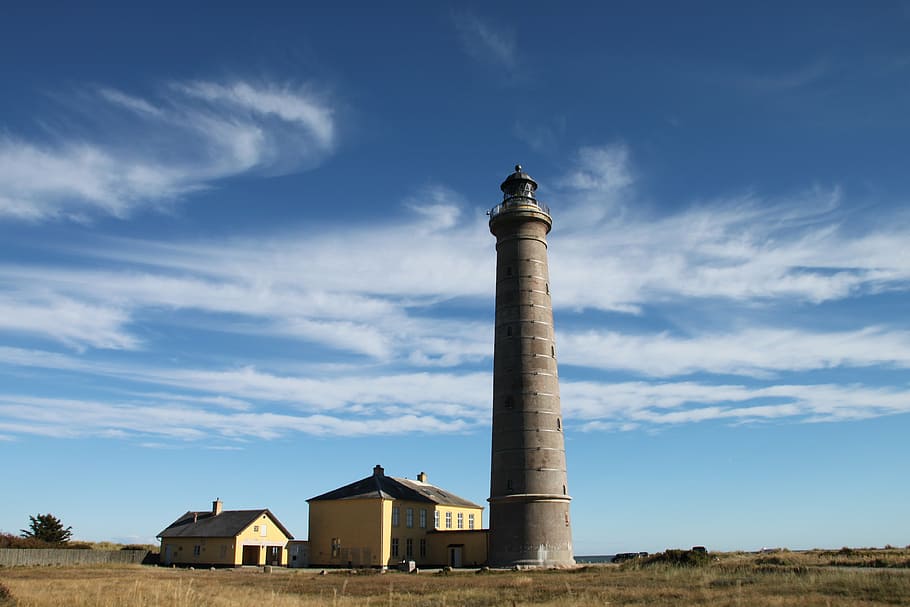 north, lighthouse, denmark, sky, built structure, cloud - sky HD wallpaper