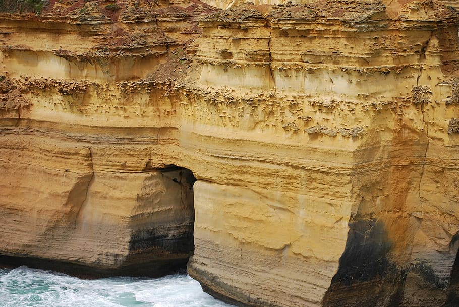 Coast, Rock, Ocean, Water, cliff, great ocean road, australia HD wallpaper