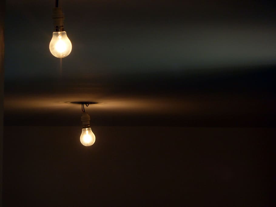Bulb, Light, Ceiling, Interior, electricity, lighting, design HD wallpaper