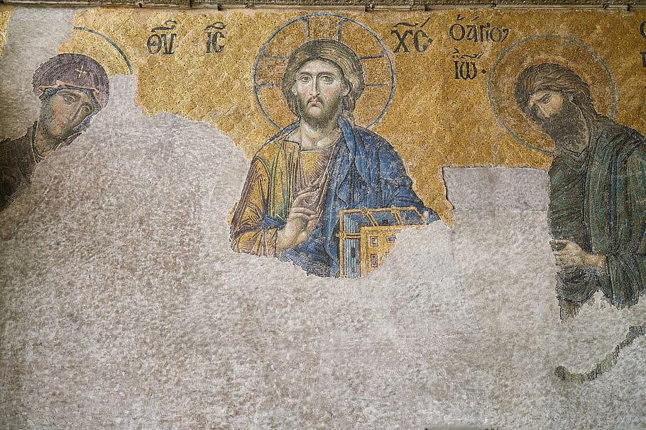 mosaic, pictures, art, jesus, religion, christianity, istanbul