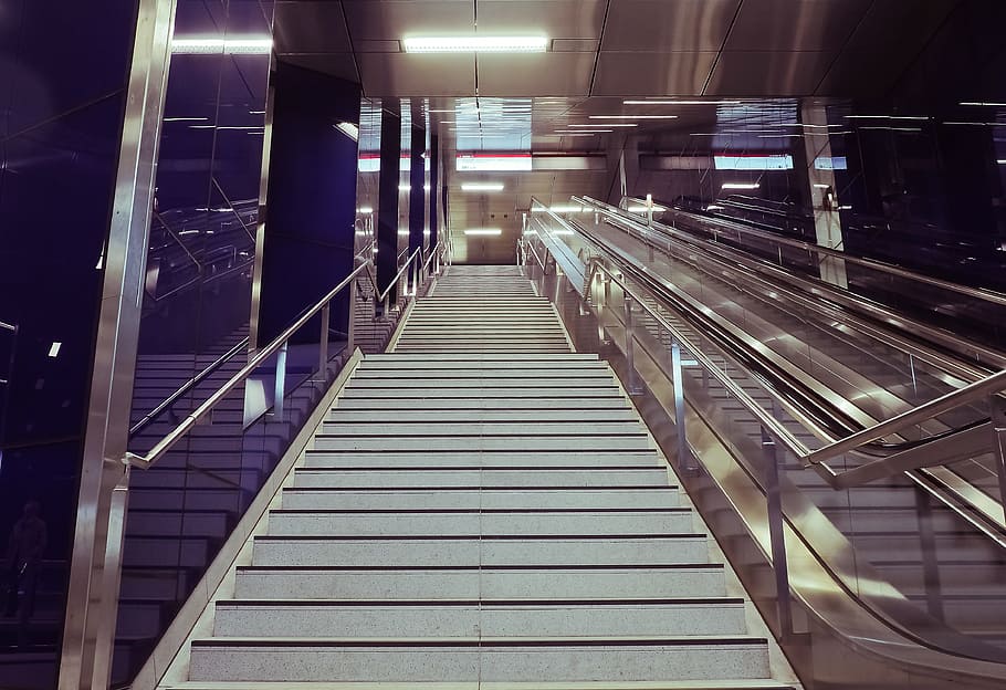 Architecture, Stairs, gradually, staircase, emergence, interior design HD wallpaper