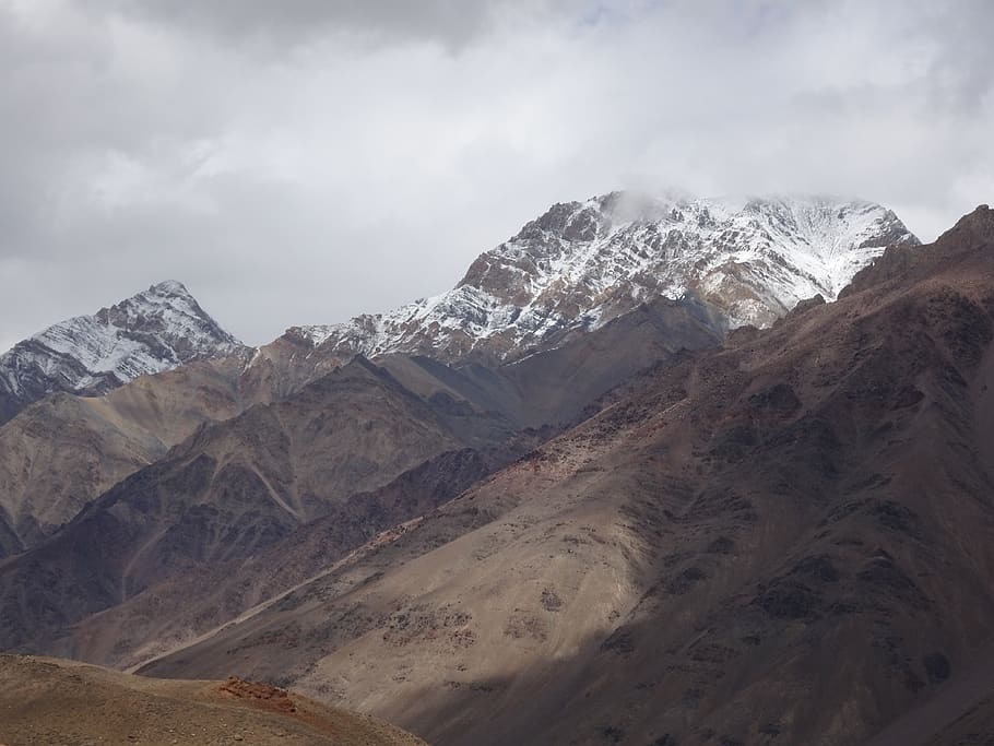 spiti valley, himalayas, india, himachal pradesh, mountain, HD wallpaper