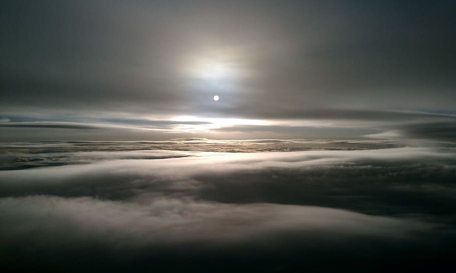 Sunset, Clouds, Sky, nature, tranquility, scenics, beauty in nature HD wallpaper