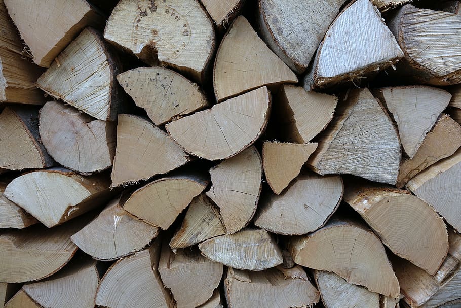 wood, combs thread cutting, growing stock, firewood, holzstapel, HD wallpaper