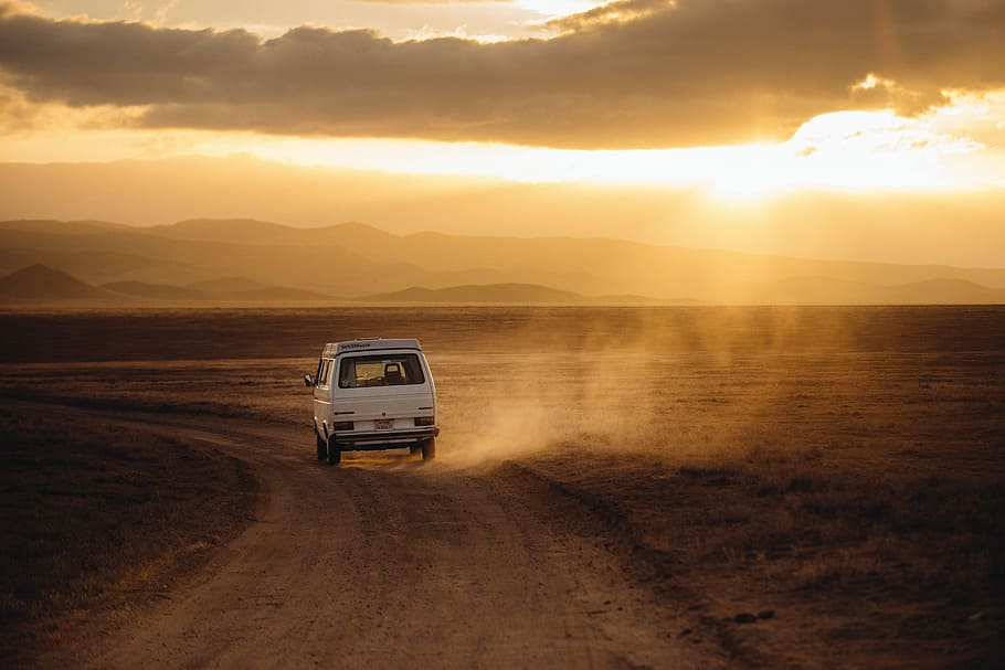 white truck on dessert, desert, car, 4x4, off-Road Vehicle, nature HD wallpaper