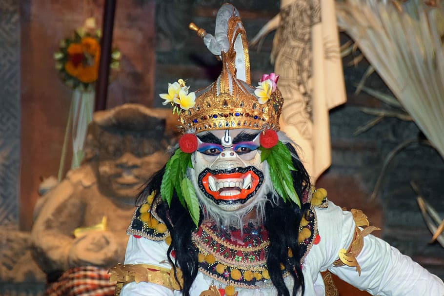 Bali, Indonesia, Travel, Ubud, Event, dance sideshow, feuertanz, HD wallpaper