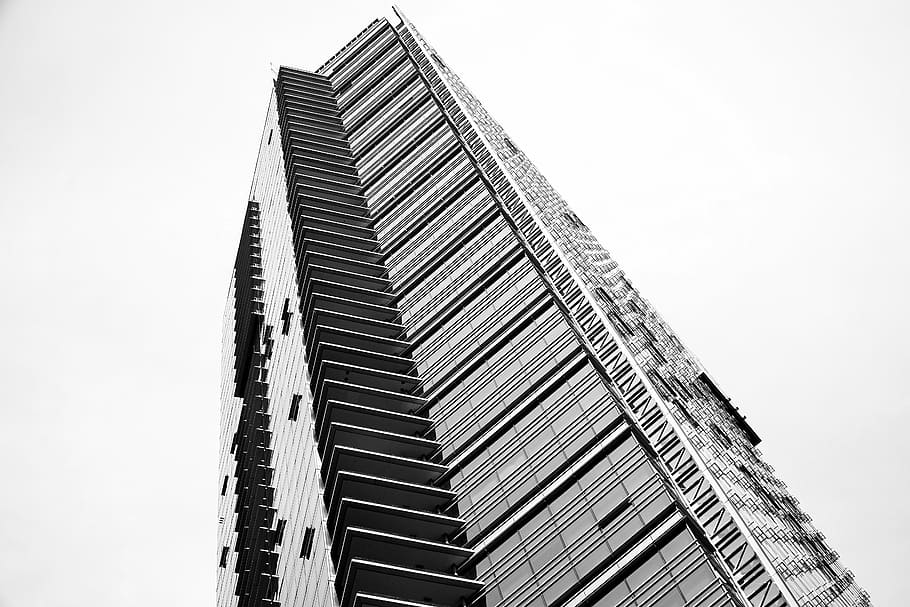 low angle photography of high-rise building, tower, architecture HD wallpaper