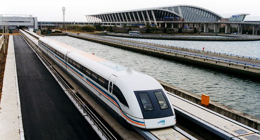 Maglev Transportation System in Shanghai, China, photos, mass transit, HD wallpaper