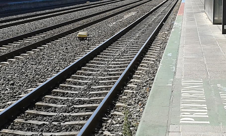railway, train tracks, path, destination, travel, delusion HD wallpaper