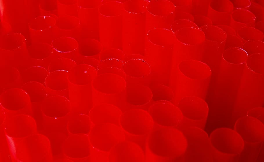 red, straws, pattern, texture, textured, backdrop, background HD wallpaper