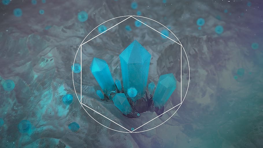 chrystal, stone, 3d, render, geology, macro, mineral, rock HD wallpaper