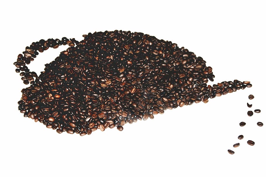 Coffee Beans, Pot, Coffee, Beans, roasting, benefit from, cafe HD wallpaper