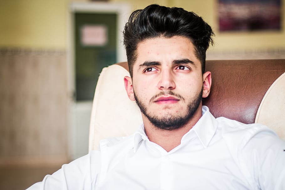 Portrait, Man, Face, one man only, headshot, looking at camera HD wallpaper