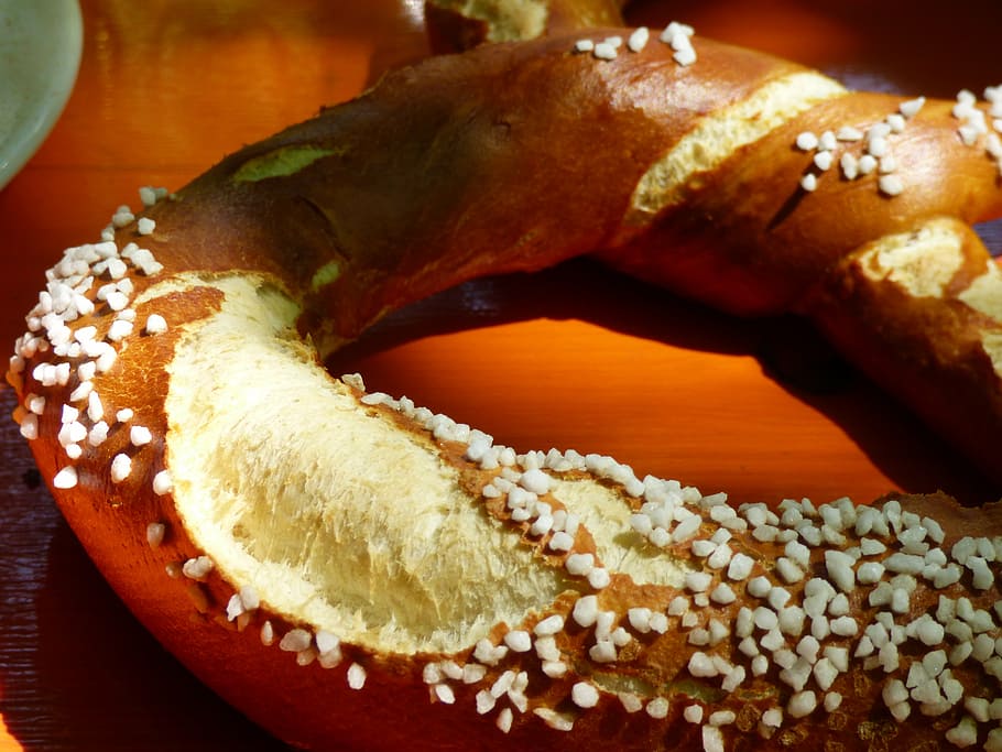 pretzel, salt, delicious, eat, crispy, bread, food, nutrition, HD wallpaper