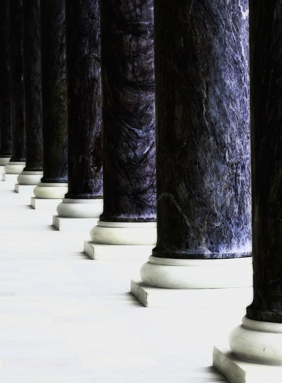 columnar, castle, historically, architecture, palace, building HD wallpaper