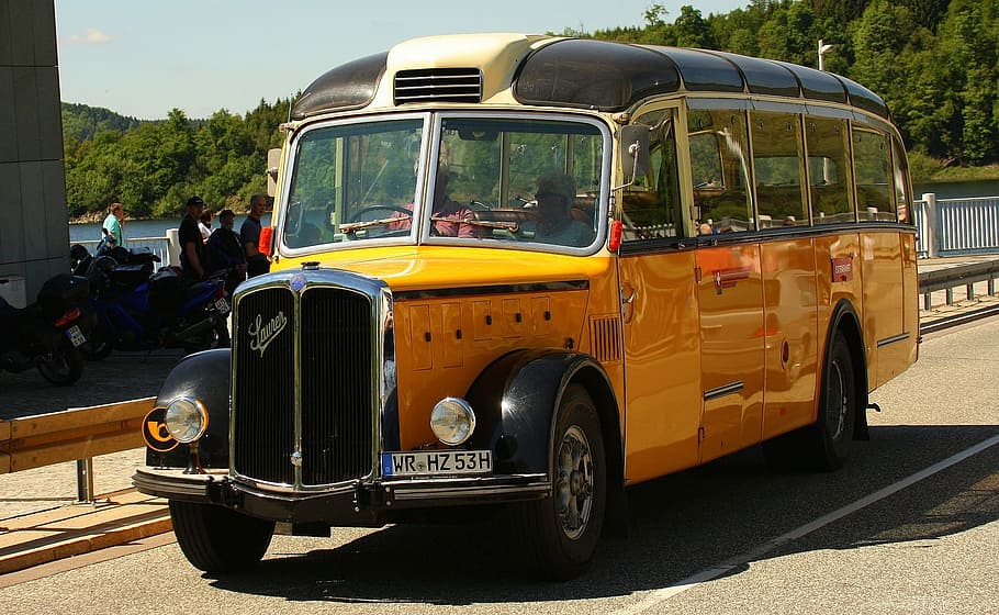 acid, bus, diesel, oldtimer, post cars, transportation, mode of transportation HD wallpaper