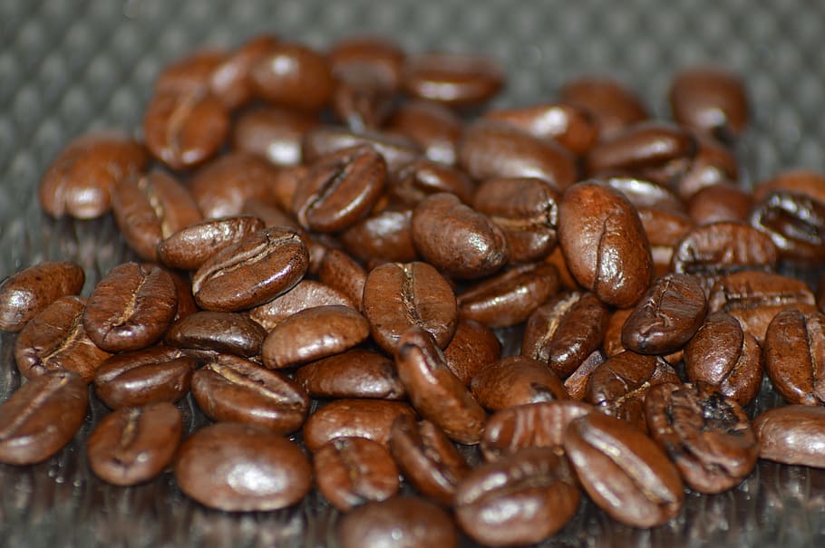 Coffee Beans, Macro, Countertop, douwe egberts, kitchen, brown HD wallpaper
