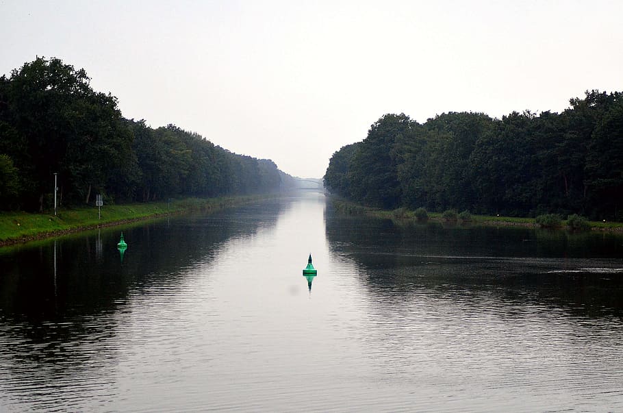 ems, water, landscape, germany, autumn, waters, nature, river HD wallpaper