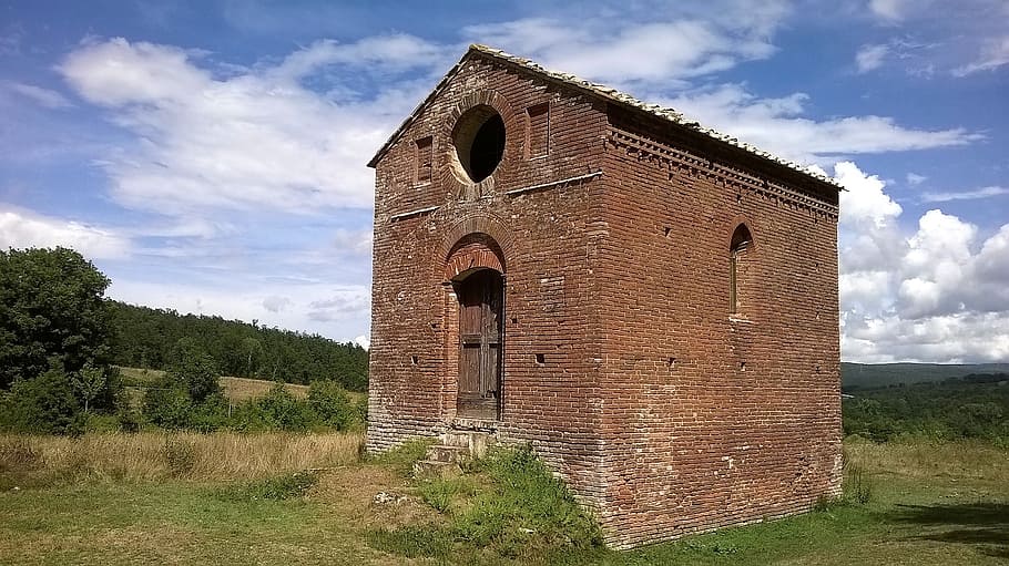 architecture, old, gothic, sky, ancient, church, tuscany, san galgano HD wallpaper