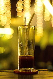 clear drinking glass, Alcohol, Bar, Beverage, Blur, Bokeh, celebration HD wallpaper