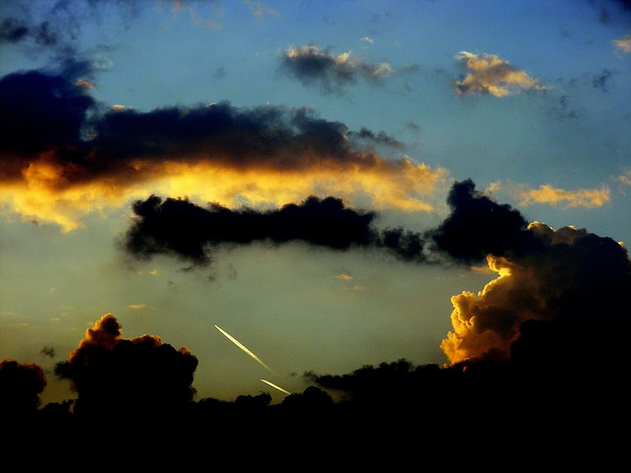 Sunset, Sun, Cloud, Twilight, sky, red, silhouette, cloud - sky HD wallpaper