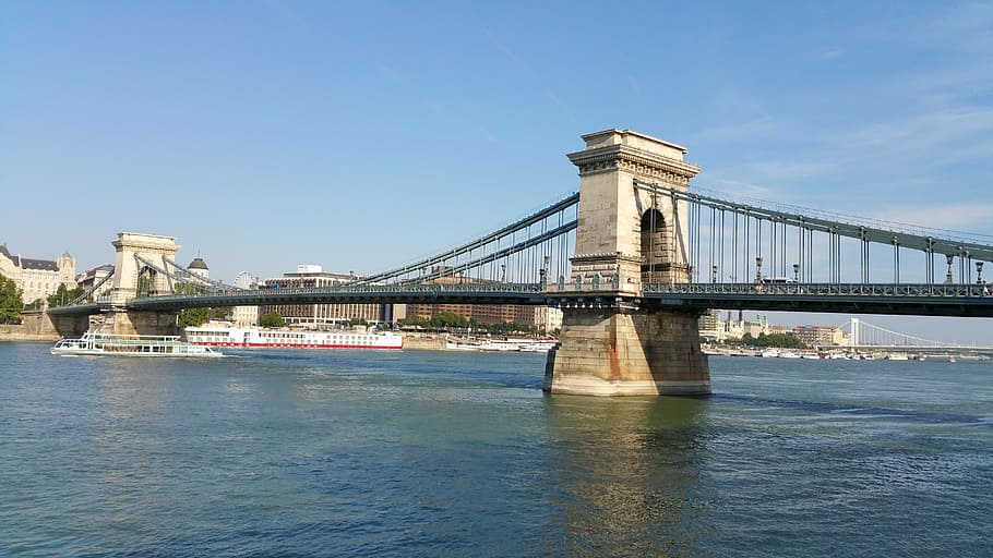 budapest, bridge, chain bridge, hungary, danube, monument, built structure HD wallpaper