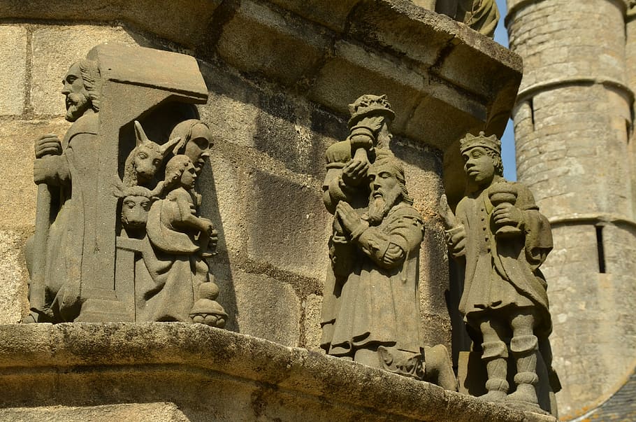 Image, Statue, Golgotha, Christianity, stations of the cross HD wallpaper