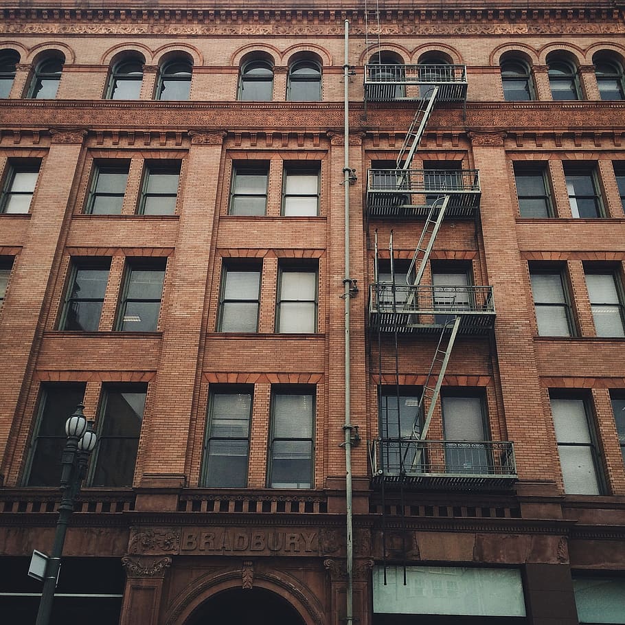 Building, Low Angle Photography, perspective, windows, architecture, HD wallpaper