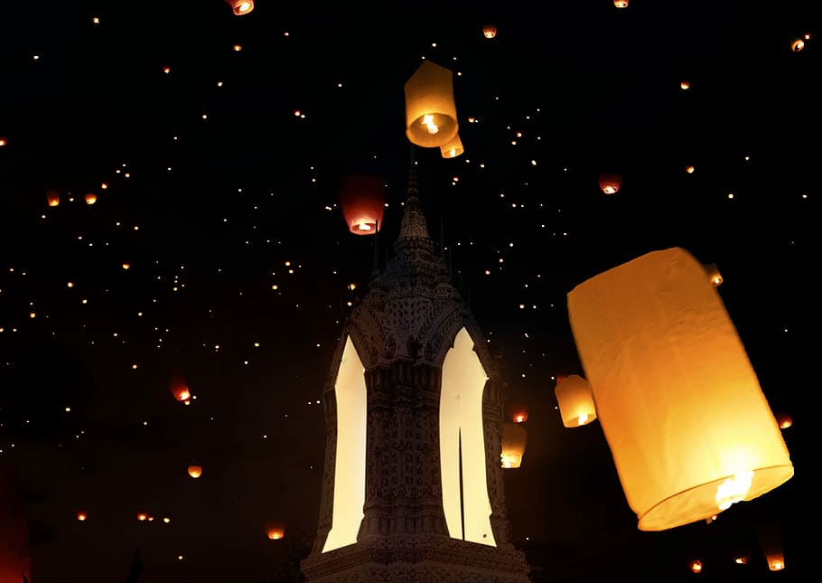 Floating lanterns 1080P, 2K, 4K, 5K HD wallpapers free download ...