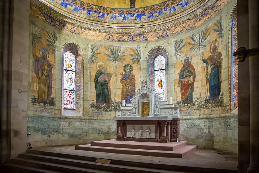 johanniskirche, swabian gmünd, romanesque, house of hohenstaufen, HD wallpaper