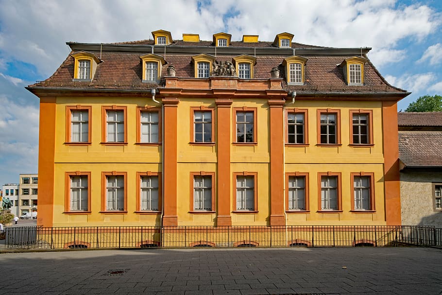 weimar, thuringia germany, old town, old building, places of interest HD wallpaper