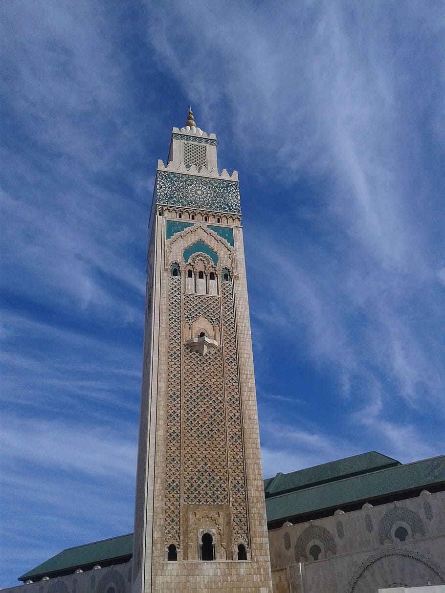 morocco, mosque, casablanca, architecture, built structure HD wallpaper
