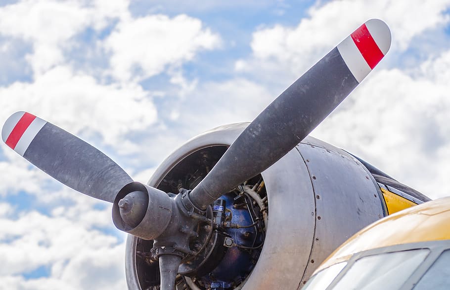 elice, turbine, plane, transportation, airplane, air vehicle HD wallpaper