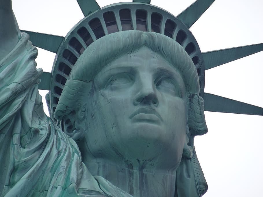 statue of liberty, statue de la liberté, new york, usa, travel, HD wallpaper