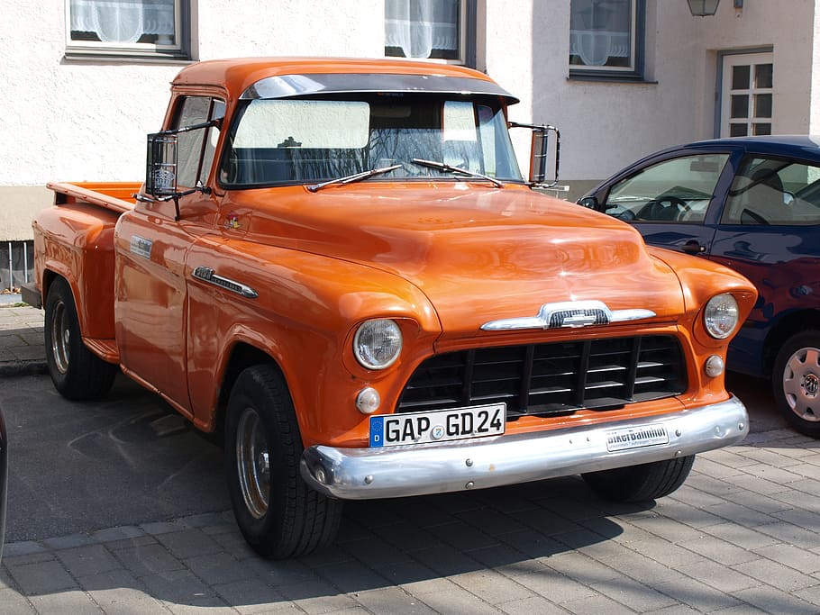 automotive, oldtimer, pickup, chevrolet, truck, mode of transportation HD wallpaper