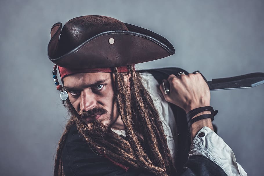 HD wallpaper: Jack Sparrow cosplayer, pirate, corsair, piracy, privateers,  captain | Wallpaper Flare