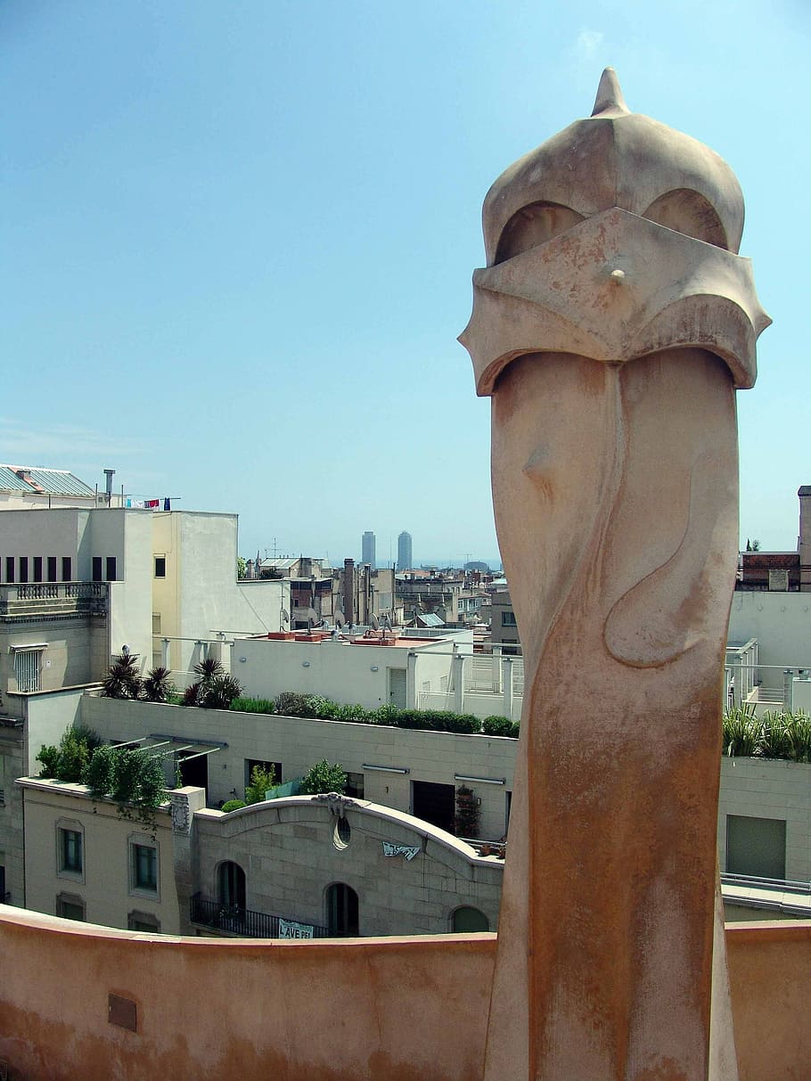 art, architecture, fun, abstract art, barcelona, sculpture HD wallpaper