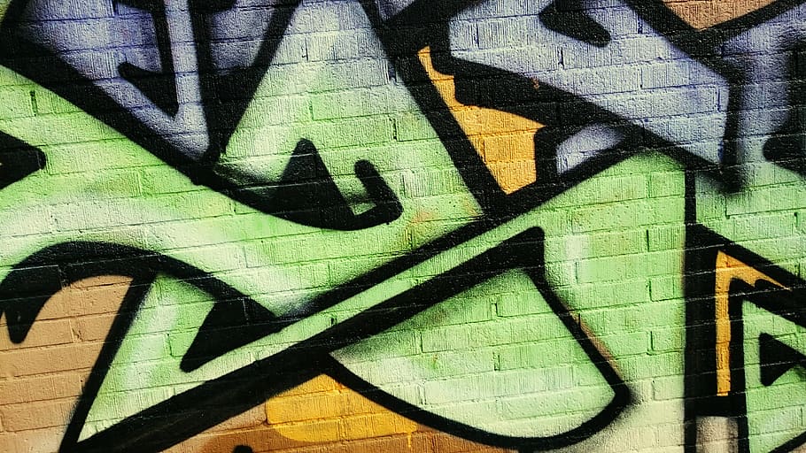 graffiti, wall, spray, brick, colorful, art and craft, no people HD wallpaper