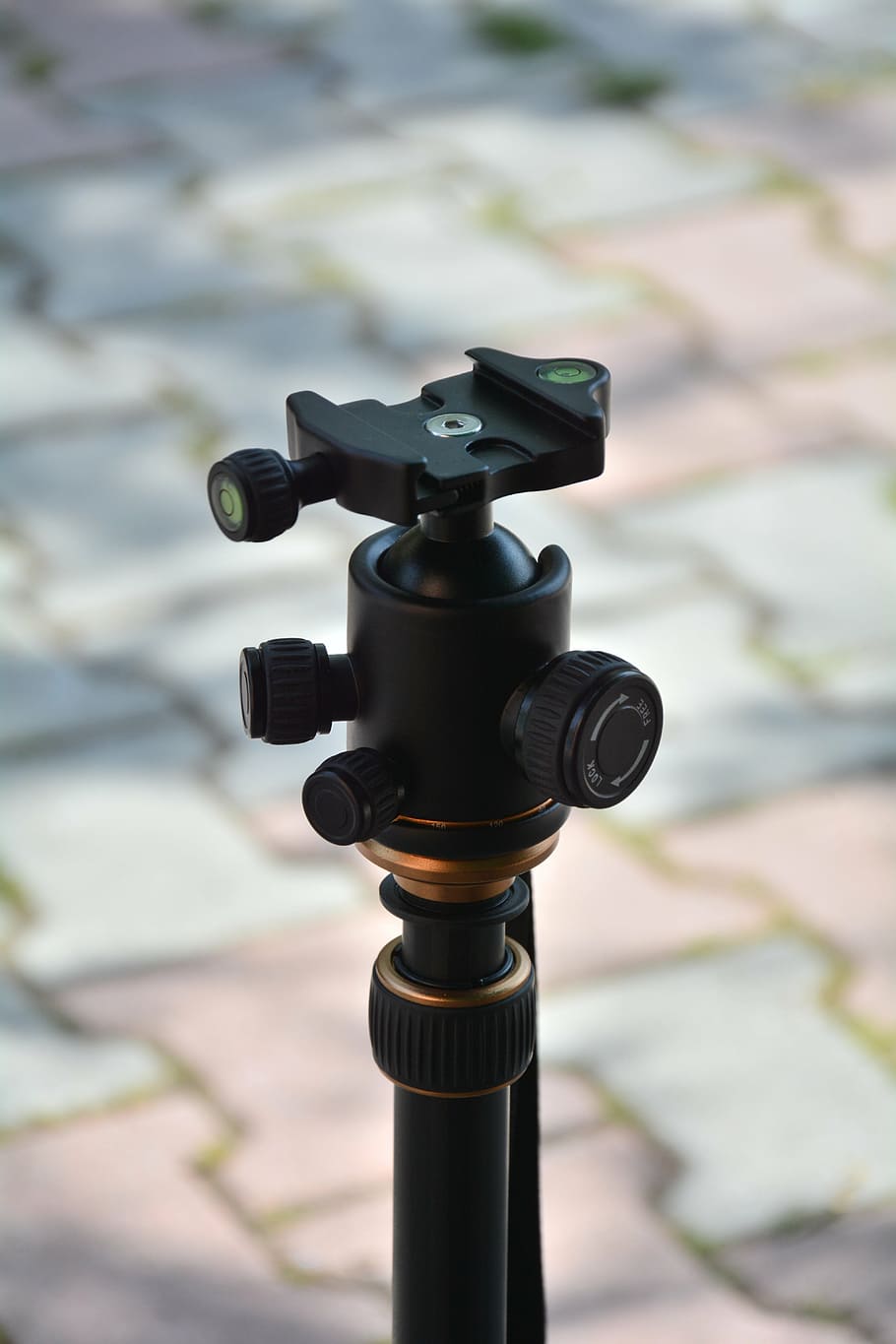 ball head, tripod, head plate, focus on foreground, close-up HD wallpaper