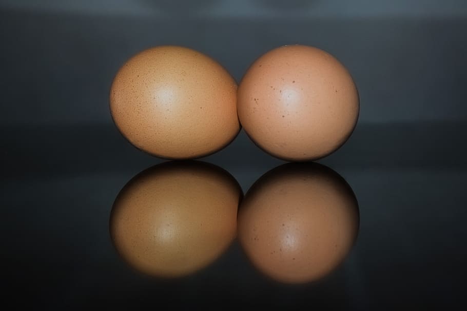 eggs, food, fresh, reflection, food and drink, healthy eating HD wallpaper