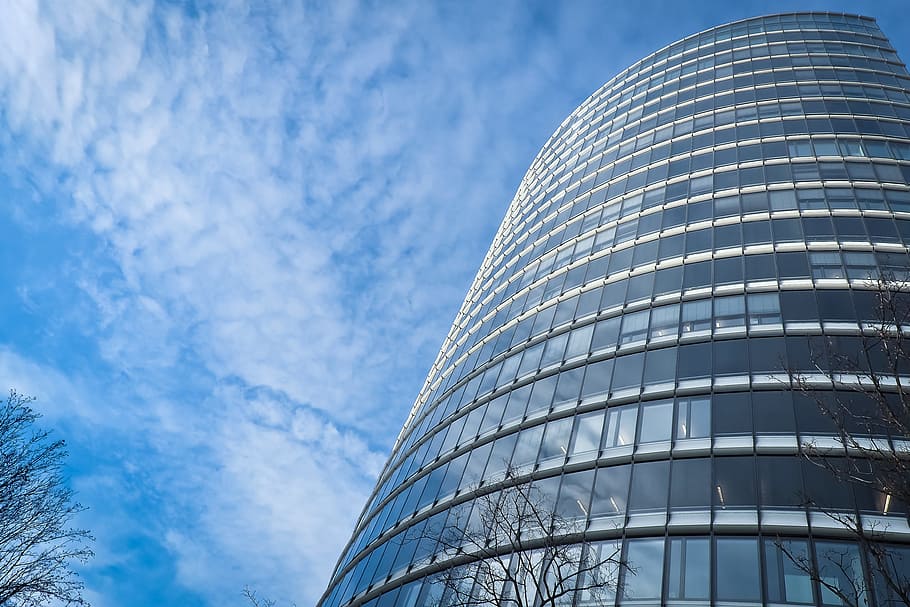 Architecture, Modern, Building, Facade, skyscraper, glass, window HD wallpaper