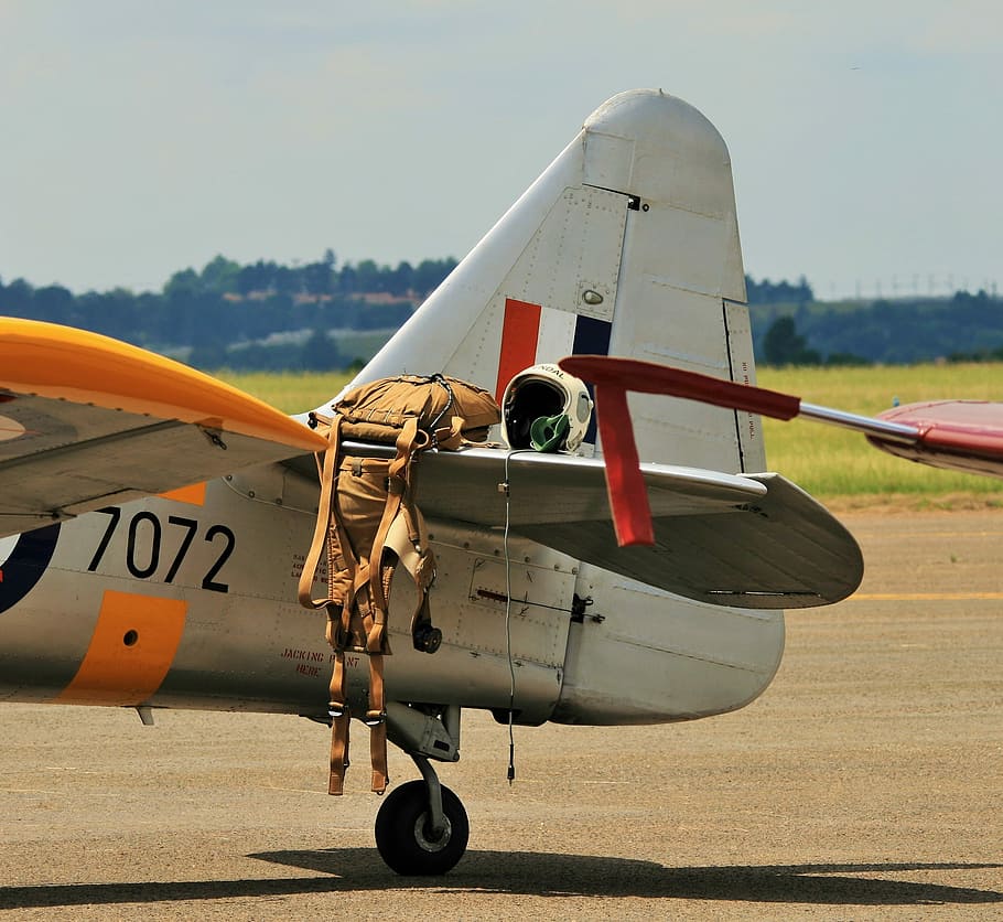 Aircraft, Wing, North American Harvard, at-6, military trainer, HD wallpaper