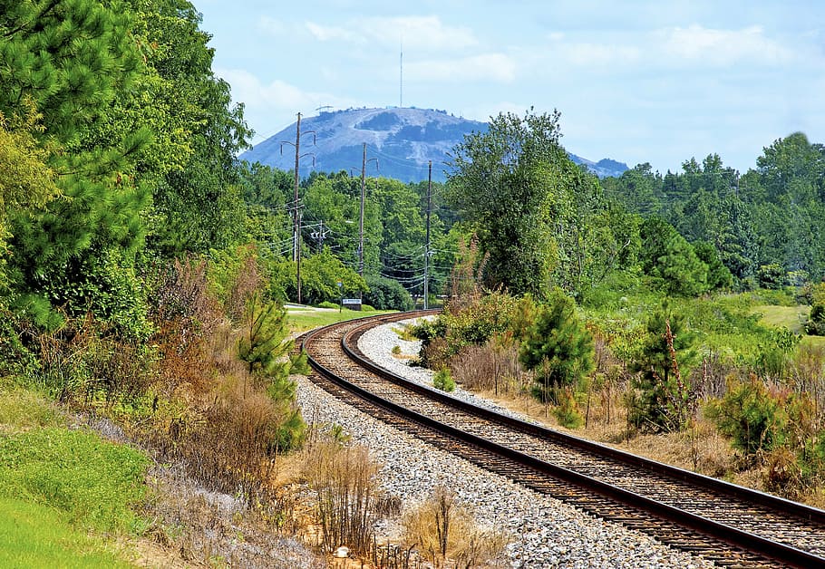 railway, transit, train, railroad, track, travel, transportation HD wallpaper