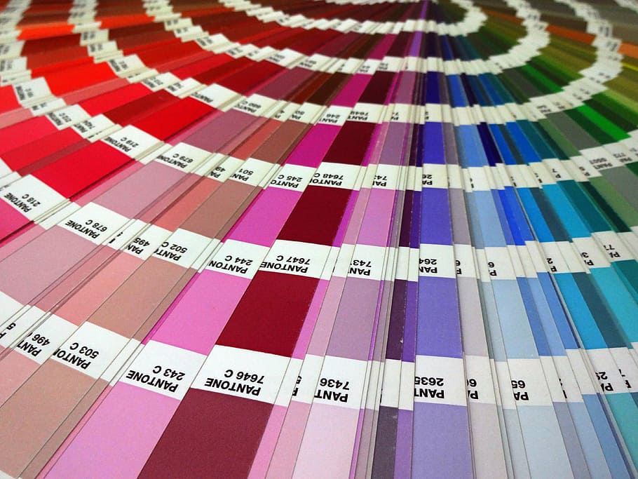 photo of Pantone lot, nuance, swatches, color, finance, currency, HD wallpaper