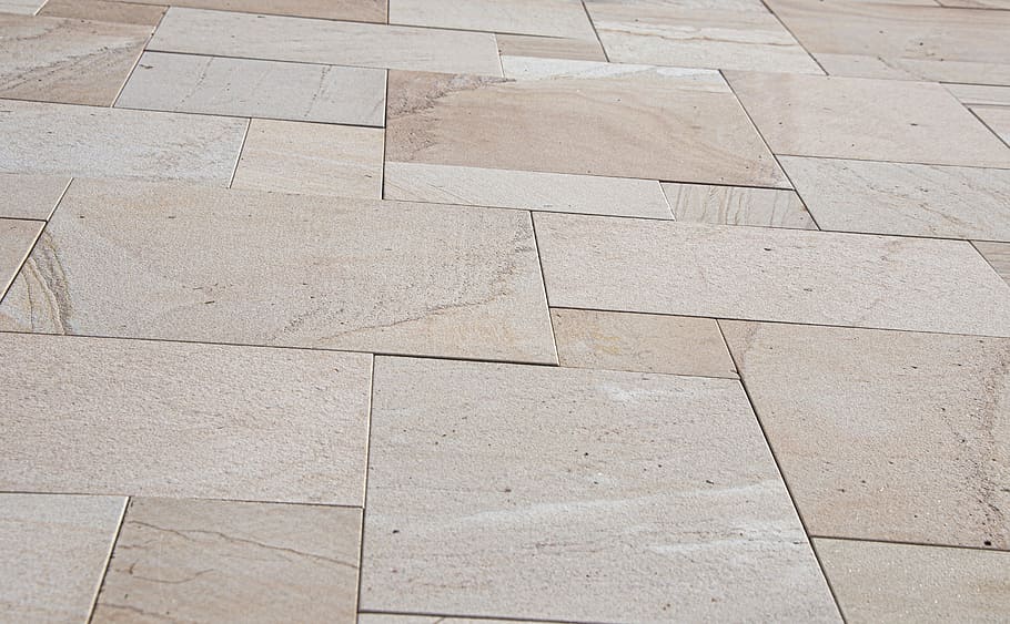 HD wallpaper: close-up photo of beige ceramic tiled floor, grey, concrete, lot | Wallpaper Flare