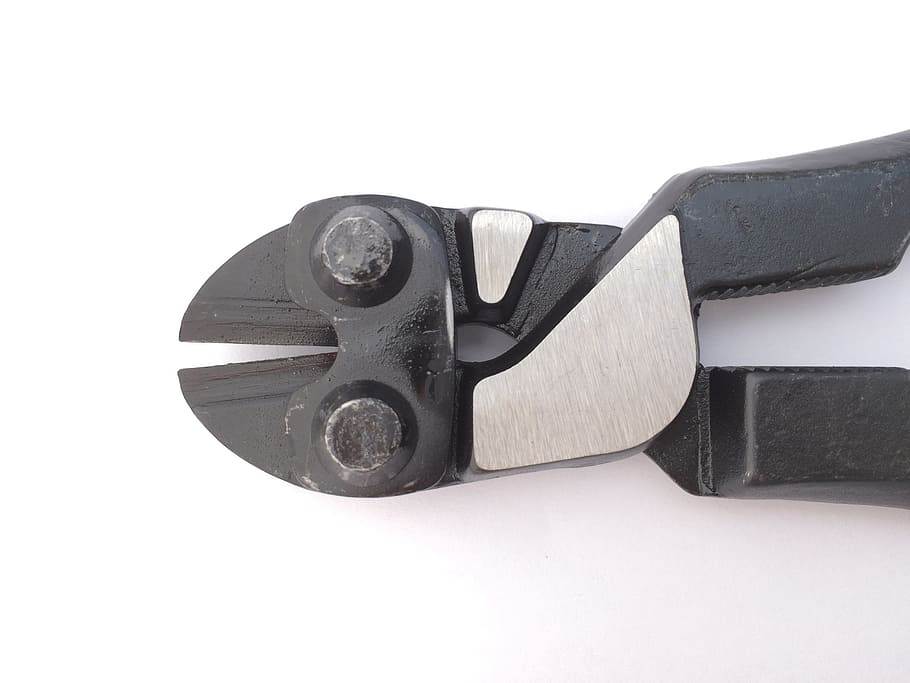 shear, clamp, tools, hand tools, edge, studio shot, white background HD wallpaper