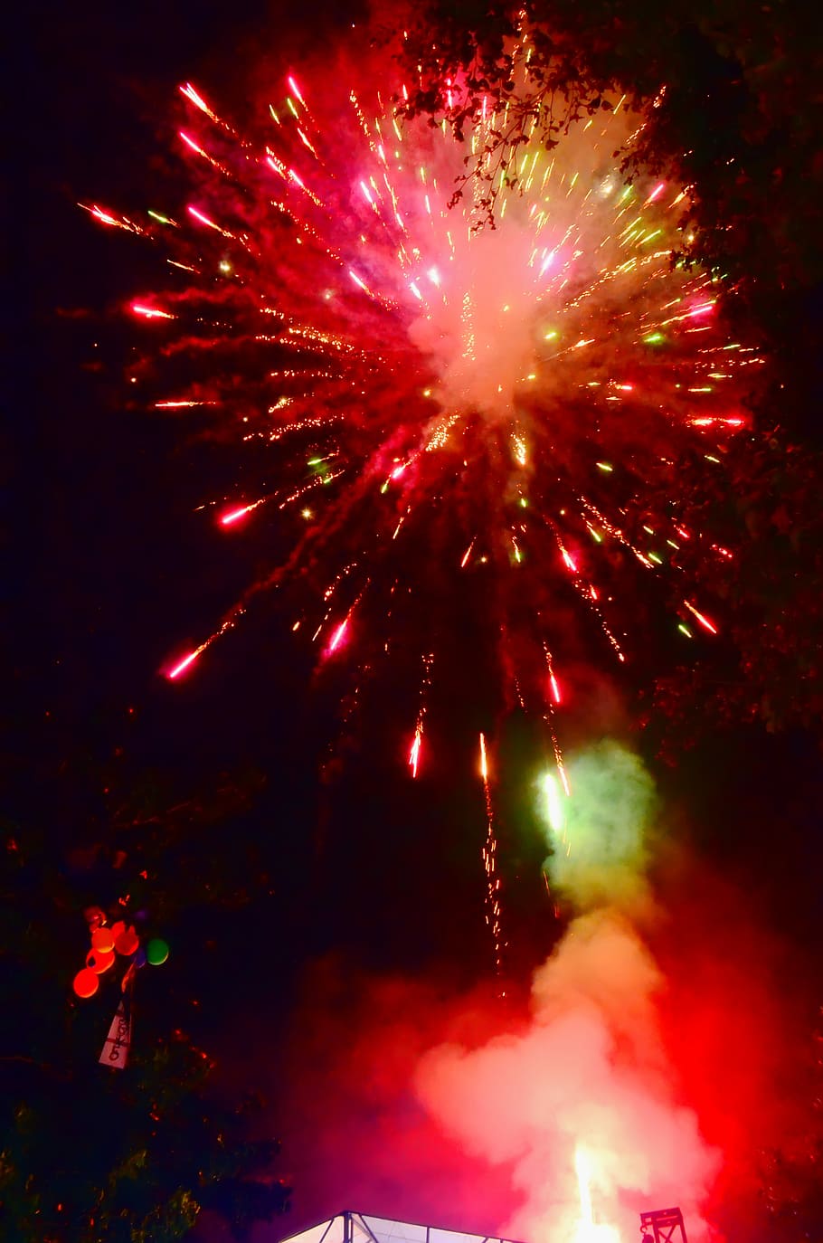 Fireworks, Party, Hanabi, firework display, firework - man made object HD wallpaper