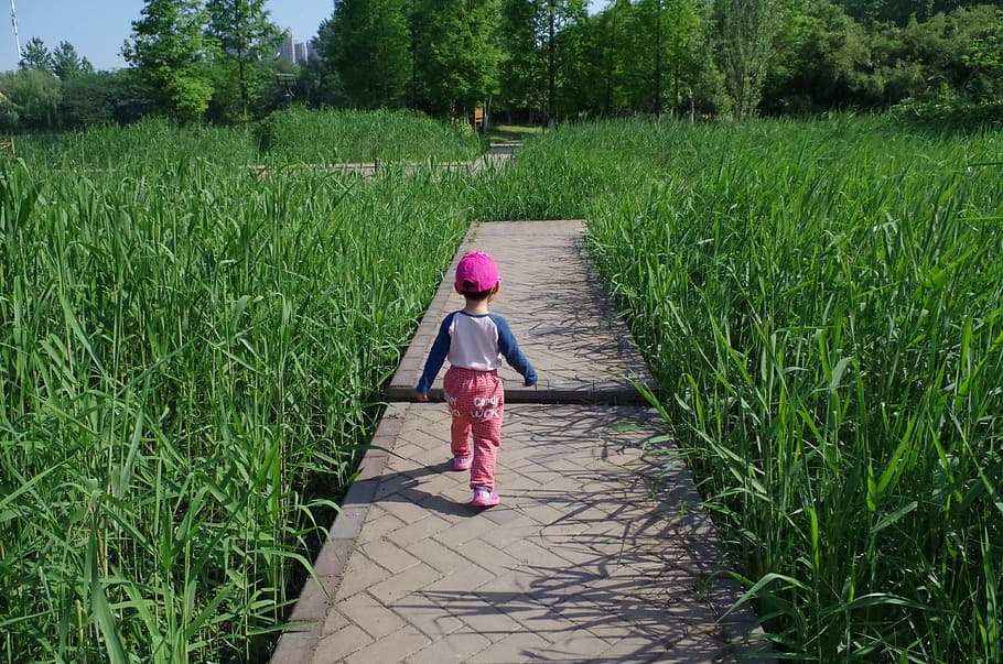 Run, Sunshine, Kids, Back, Spring, kids back, people, outdoors HD wallpaper