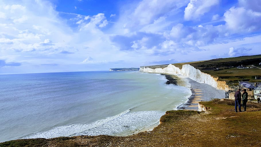 sea, nature, water, beach, sky, land, scenics - nature, cloud - sky HD wallpaper