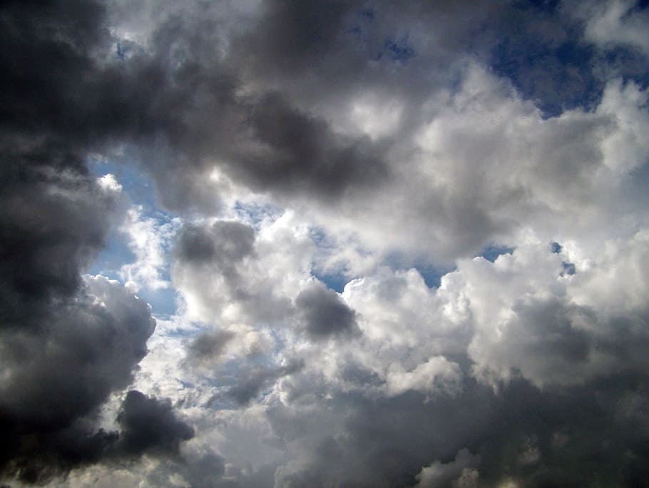 Clouds, Dark, Storm, Landscape, Dramatic, weather, cloudy, cloudscape HD wallpaper